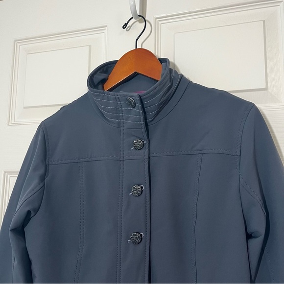 Title Nine Women's Mid-Length Gray Coat size Small - Picture 2 of 10